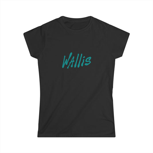 Women's Softstyle Tee - Wallis Logo